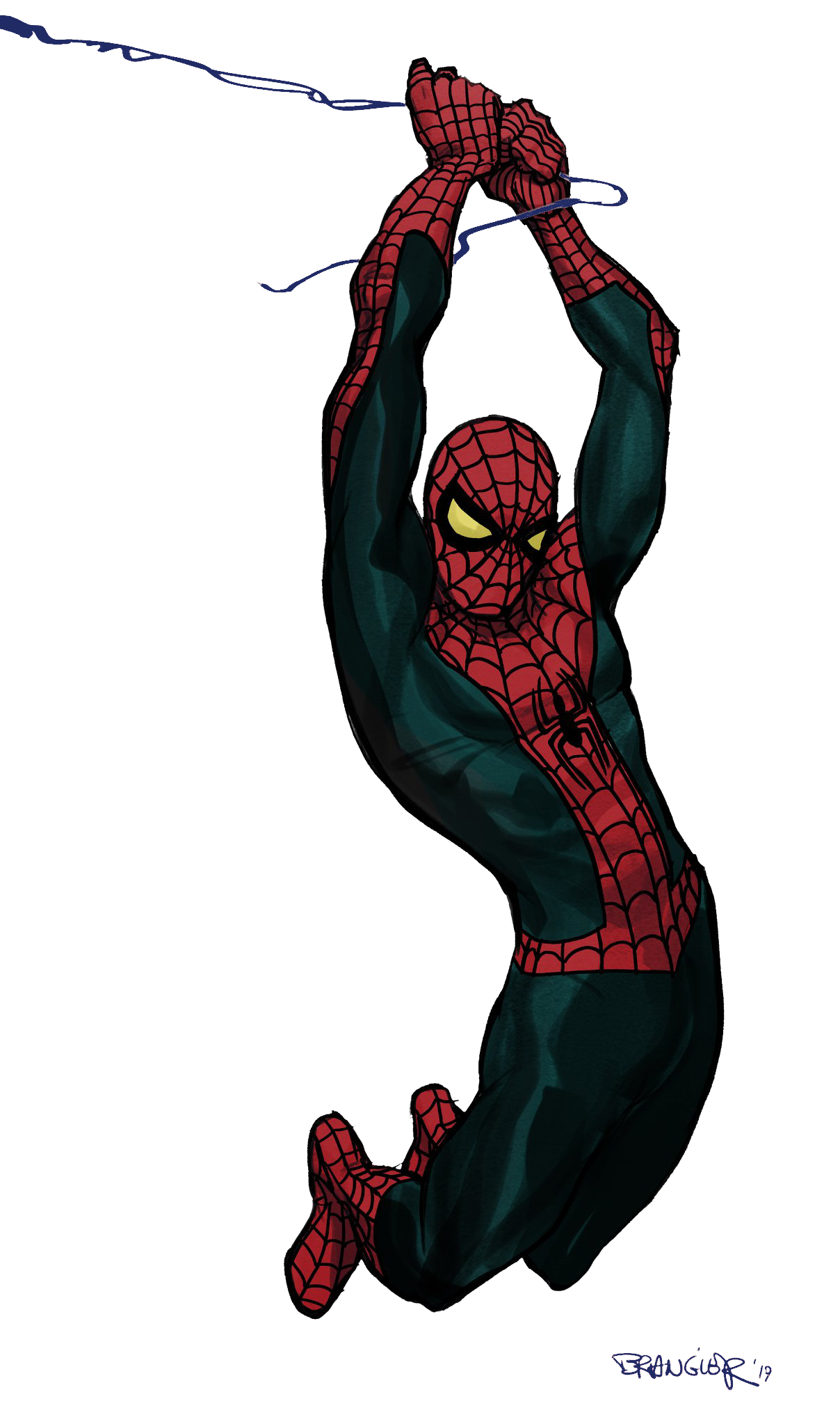 Spiderman en action